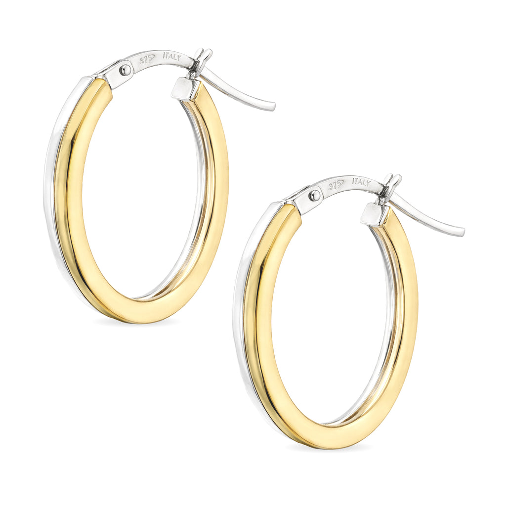 Medium Hoop Earrings - detail view | Prime Jewellery