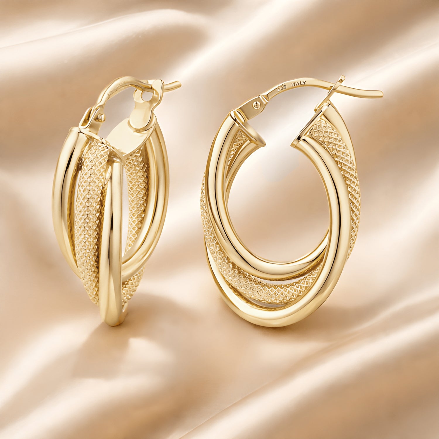 Hoop Earrings - detail view | Prime Jewellery