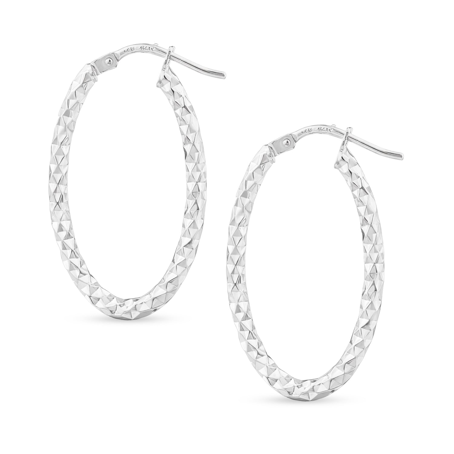Twist Medium Hoop - detail view | Prime Jewellery