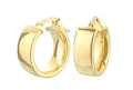 9ct Yellow Gold Huggie Hoop Earrings
