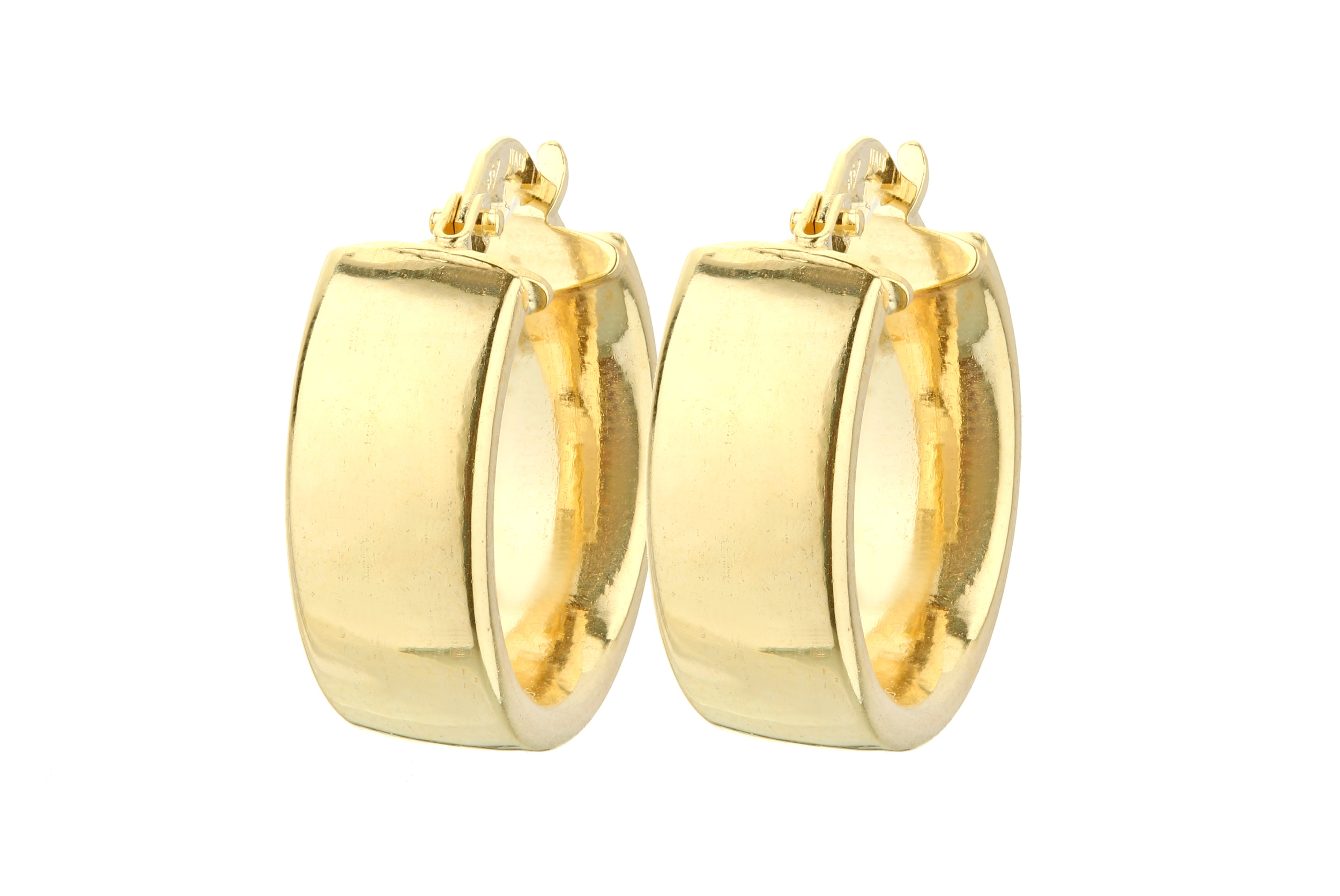 9ct Yellow Gold Huggie Hoop Earrings