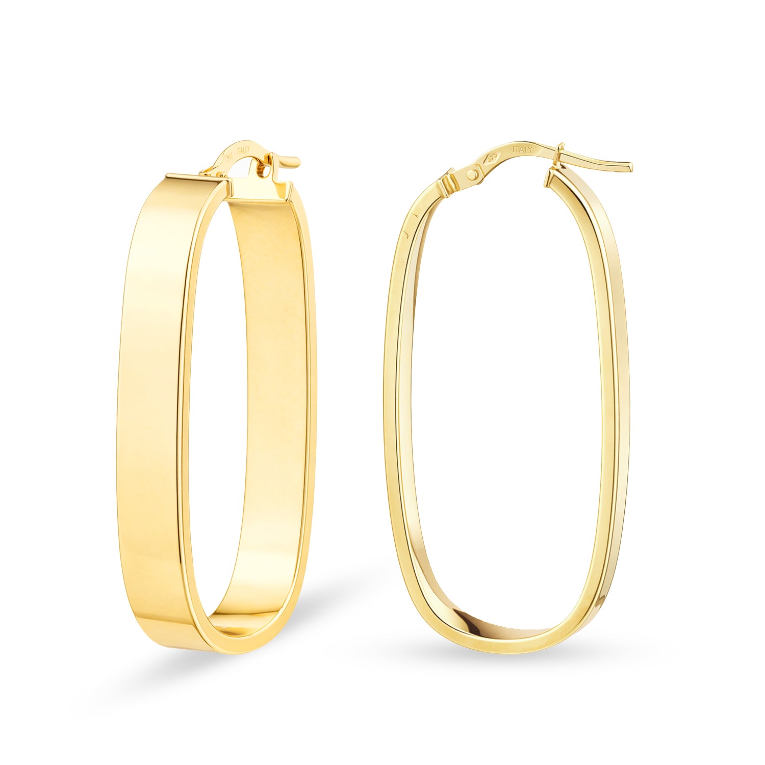 Hoop Earrings 9ct Yellow Gold | Prime Jewellery