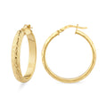 Hoop Earrings 9ct Yellow Gold | Prime Jewellery