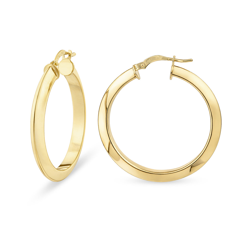 Hoop Earrings 9ct Yellow Gold | Prime Jewellery