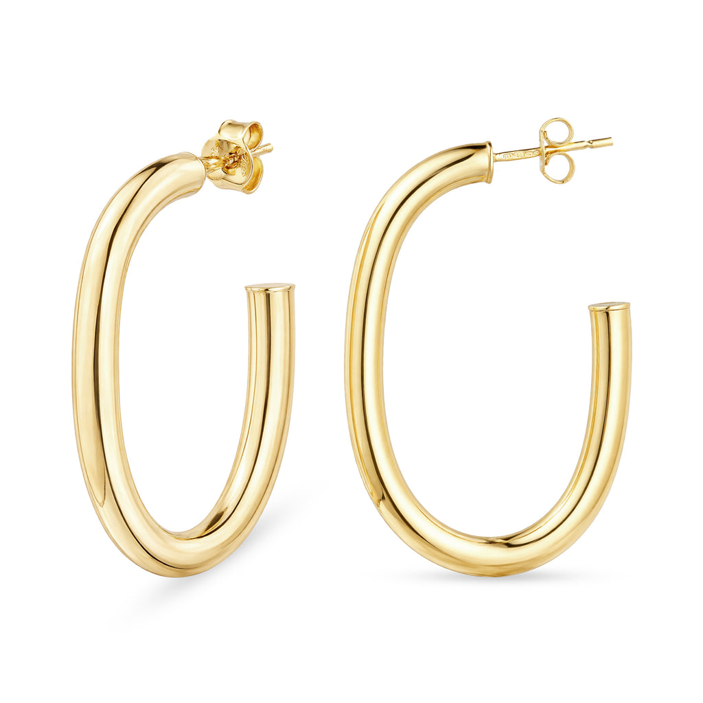 Hoop Earrings 9ct Yellow Gold | Prime Jewellery