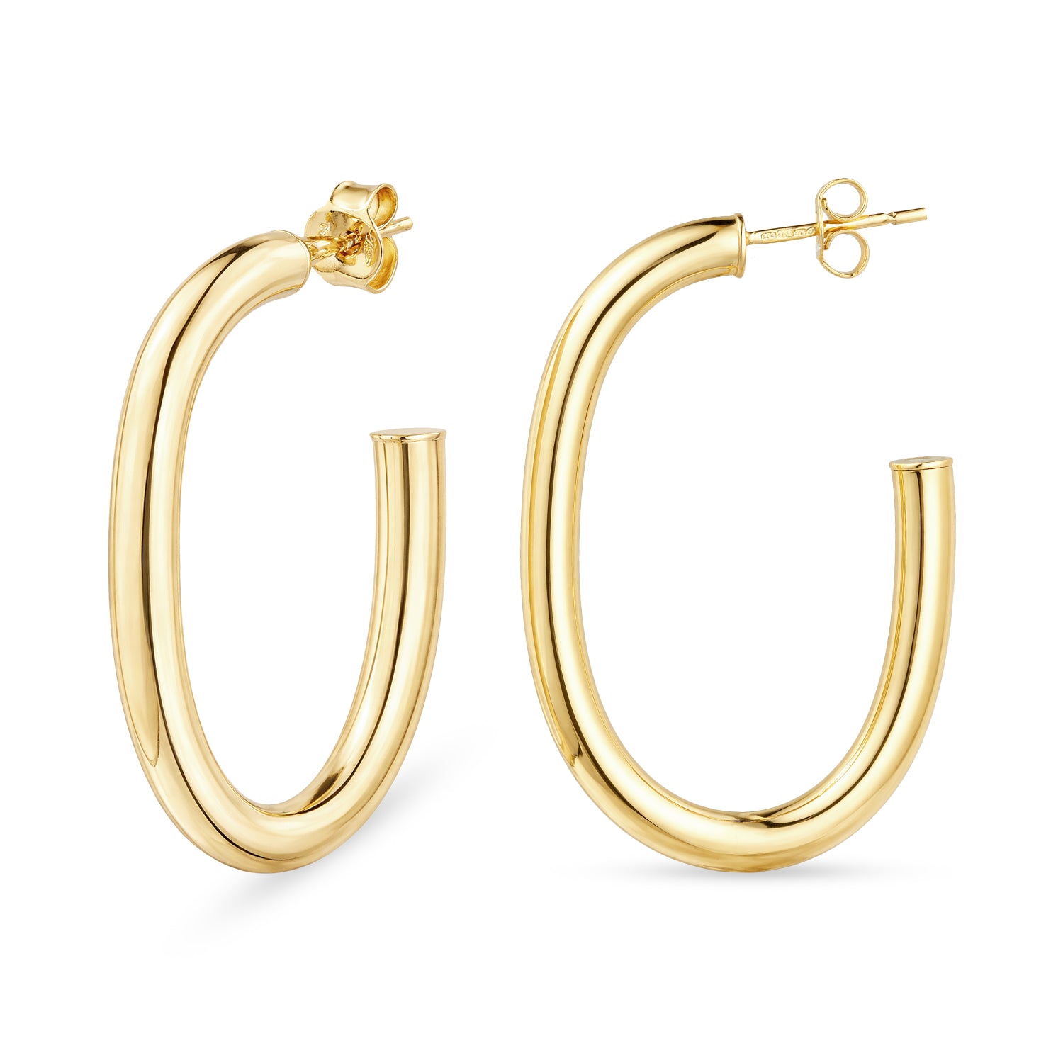 Hoop Earrings 9ct Yellow Gold | Prime Jewellery