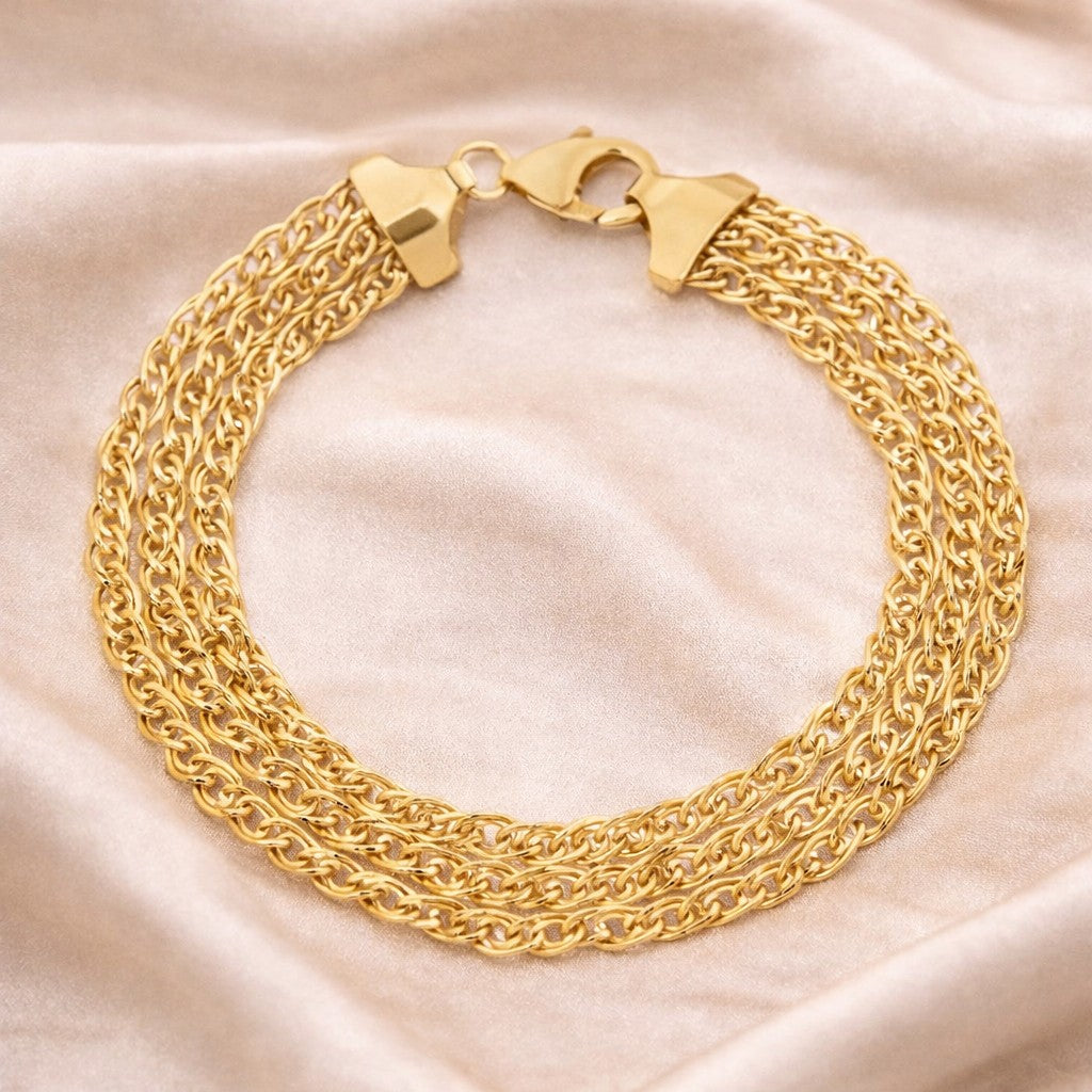 9ct Yellow Gold Bismark Bracelet