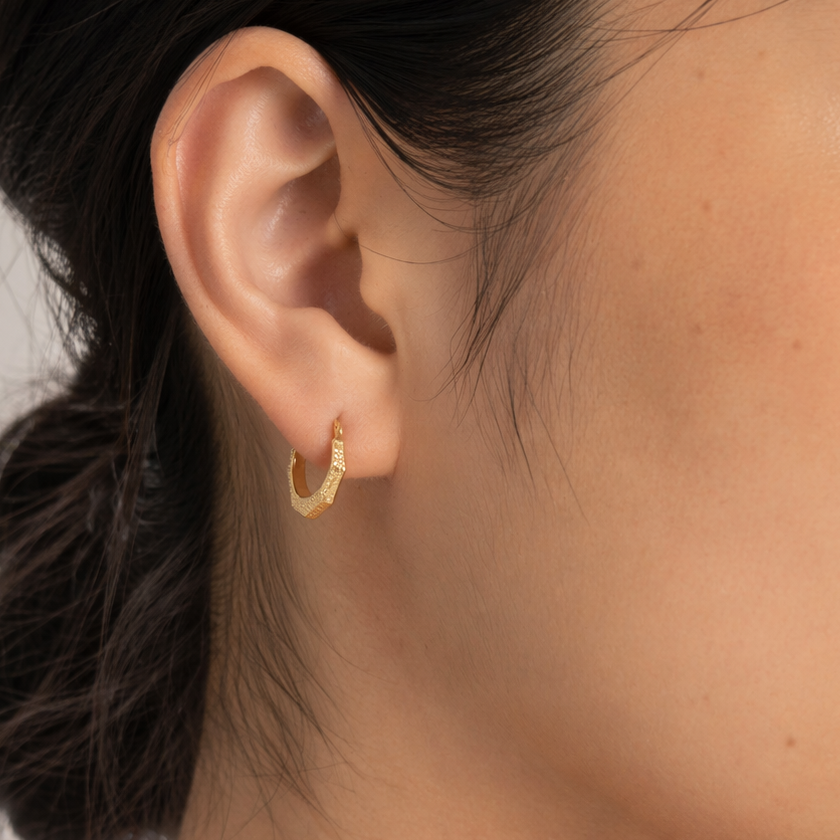 Victorian Spike Creole - detail view | Prime Jewellery
