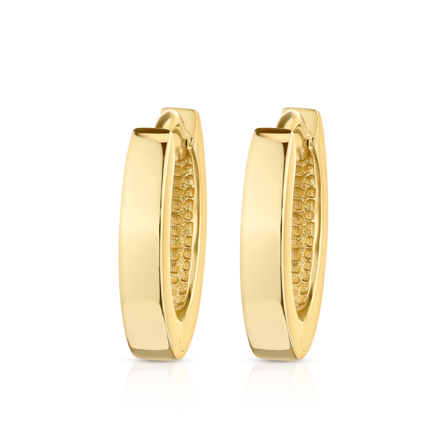 9ct Yellow Gold Huggy Earrings