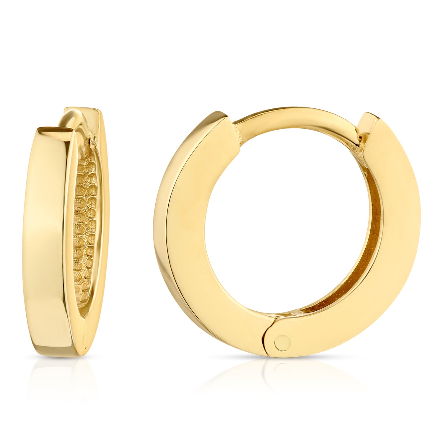 9ct Yellow Gold Huggy Earrings