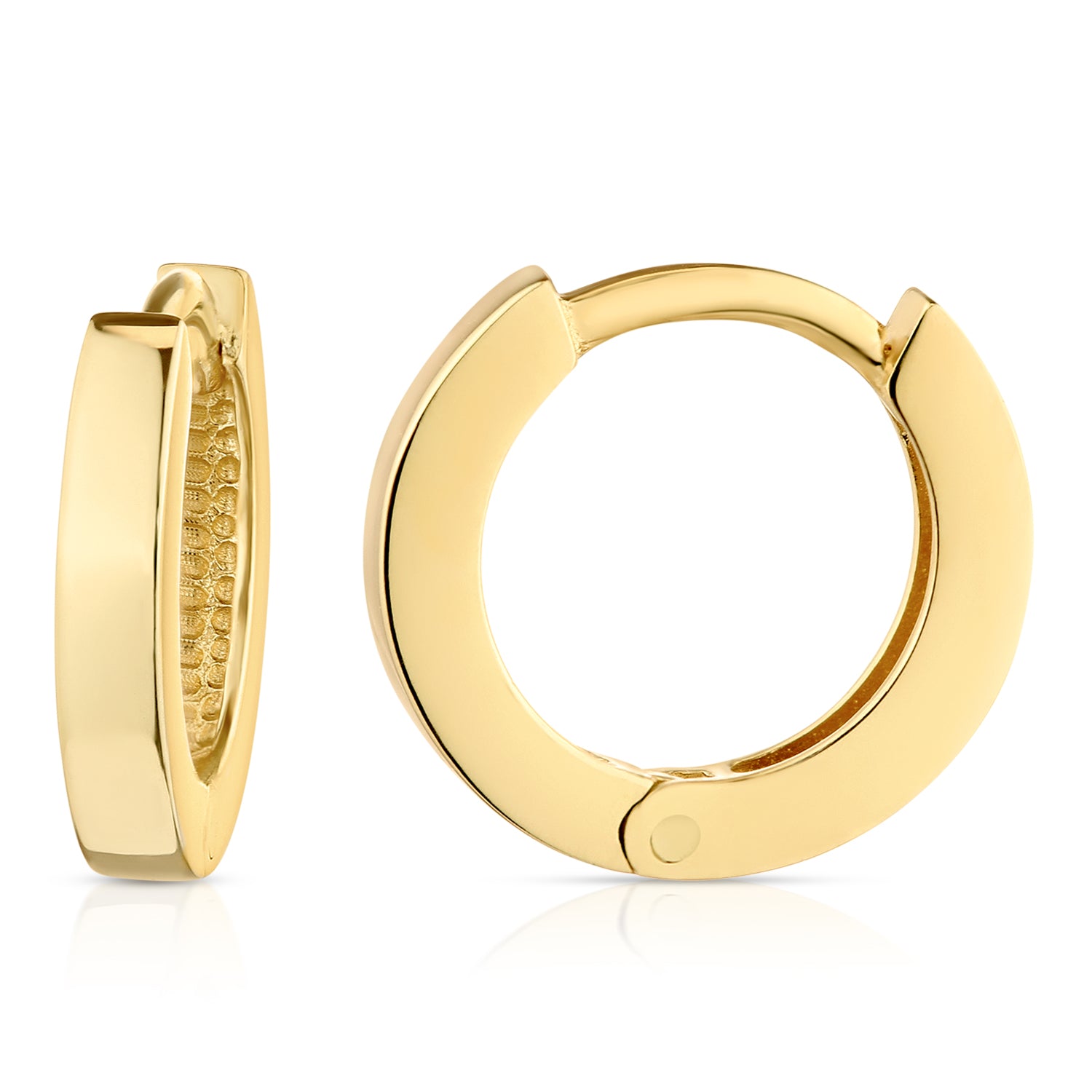 9ct Yellow Gold Huggy Earrings