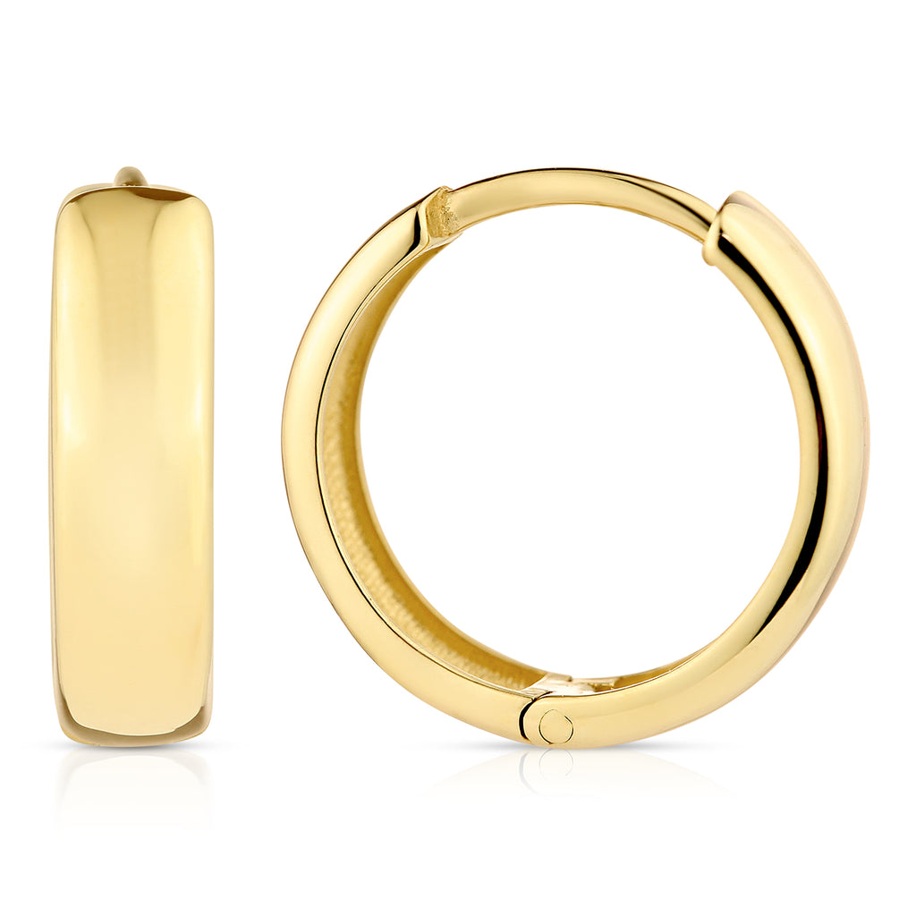 9ct Yellow Gold Huggie Earrings