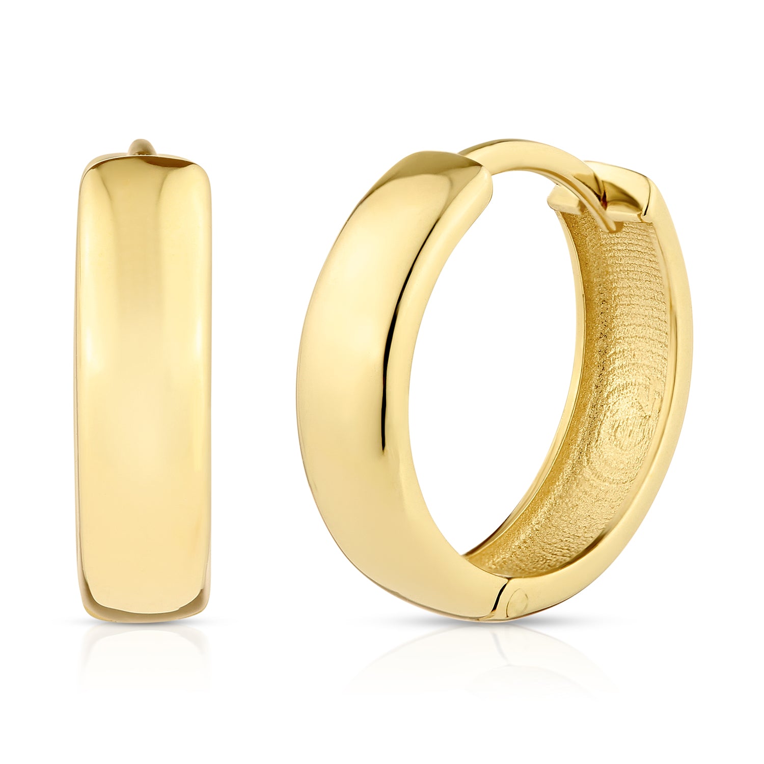 9ct Yellow Gold Huggie Earrings