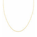 9ct Yellow Gold 18 Inch Forzatina Disc Chain
