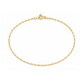 9ct Yellow Gold 7.5 Inch Forzatina Disc Bracelet