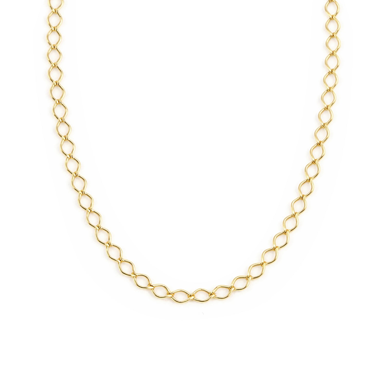 9ct Yellow Gold 16 Inch Rombo Chain