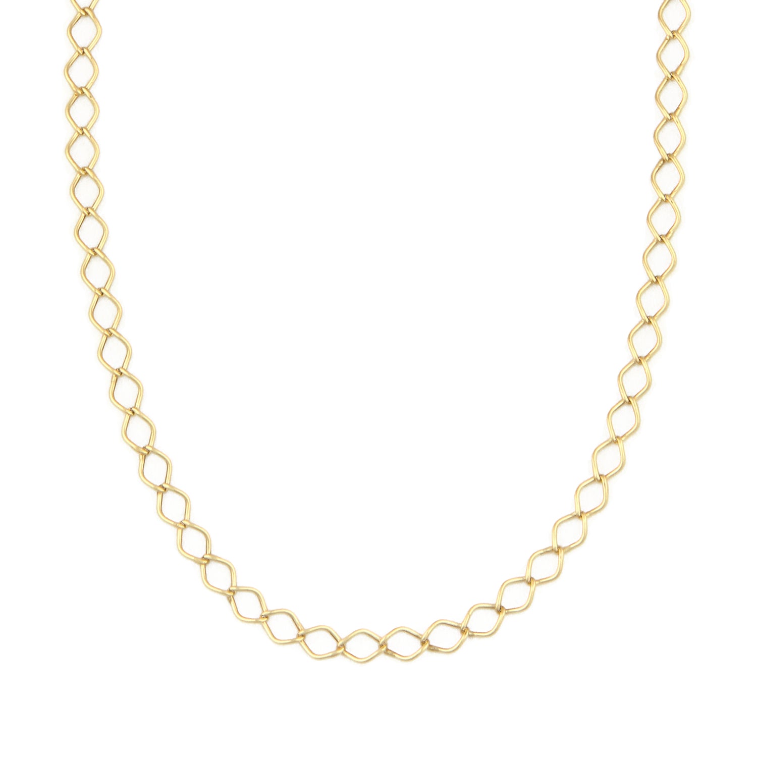 9ct Yellow Gold 18 Inch Rombo Chain
