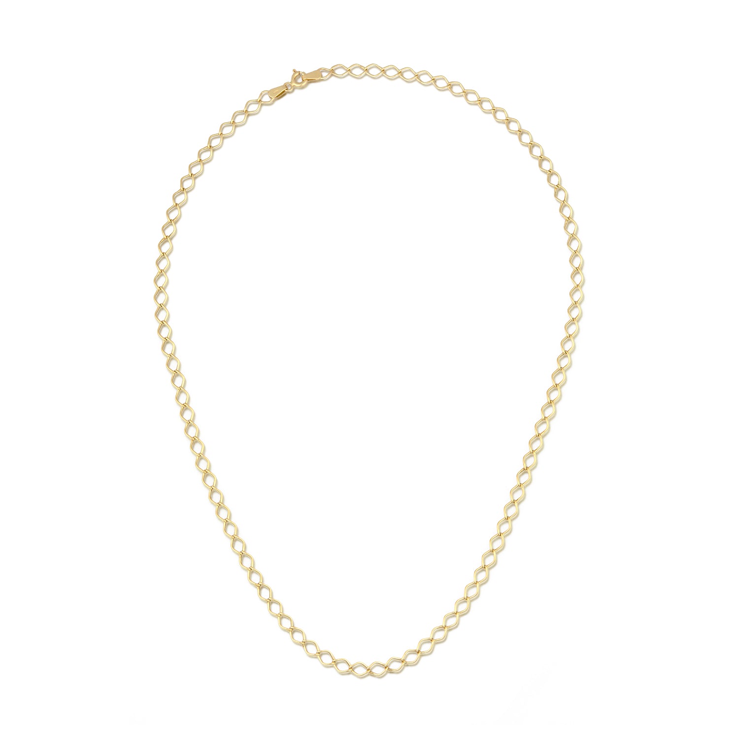 9ct Yellow Gold 18 Inch Rombo Chain