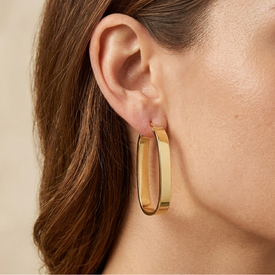 Hoop Earrings - detail view | Prime Jewellery