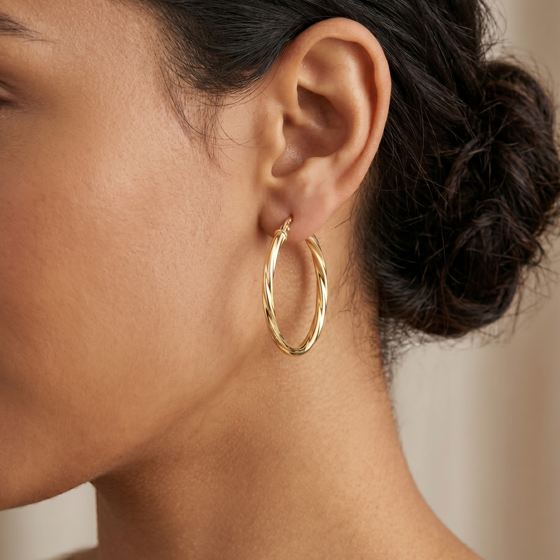 Hoop Earrings - detail view | Prime Jewellery
