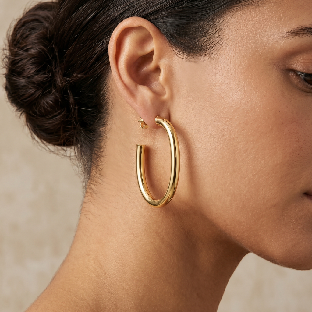 Hoop Earrings - detail view | Prime Jewellery
