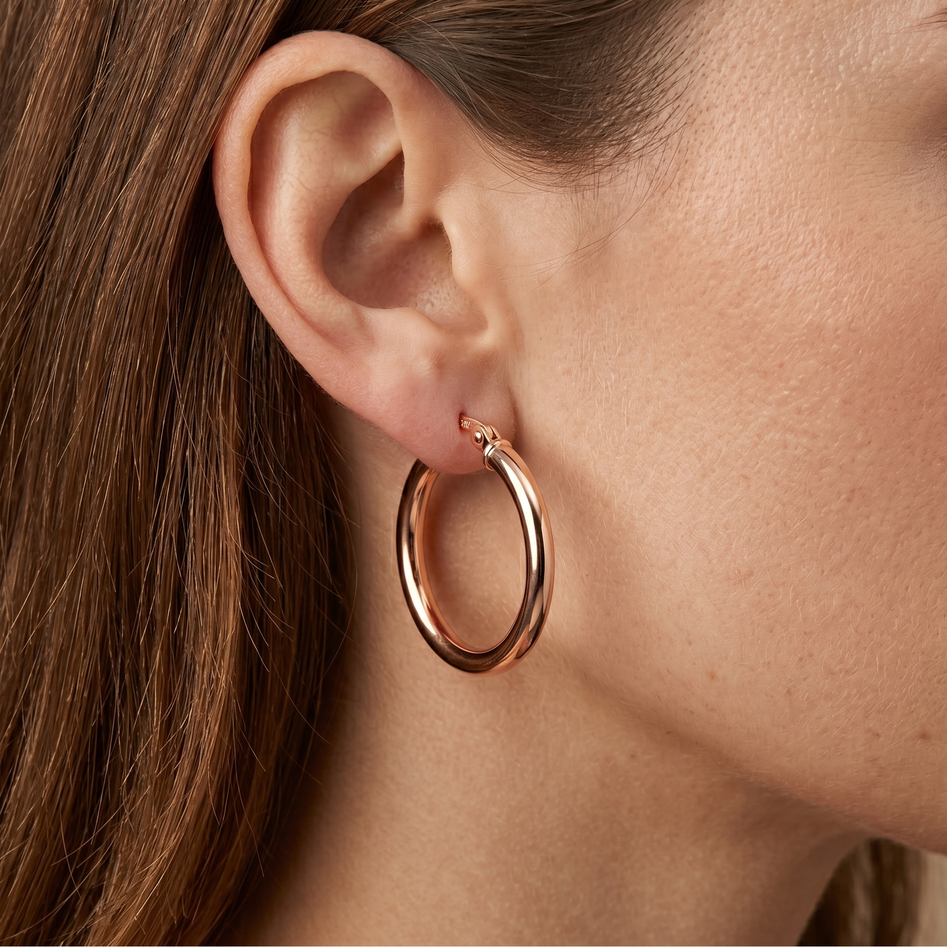 Hoop Earrings - detail view | Prime Jewellery