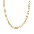 9ct Yellow Gold Fine Double Curb Chain Necklace 20 Inch