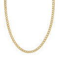 9ct Yellow Gold 16 Inch Fine Curb Chain Necklace