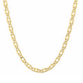 9ct Yellow Gold 16 Inch Mariner Chain Necklace