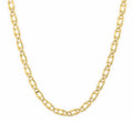 9ct Yellow Gold 18 Inch Mariner Chain Necklace
