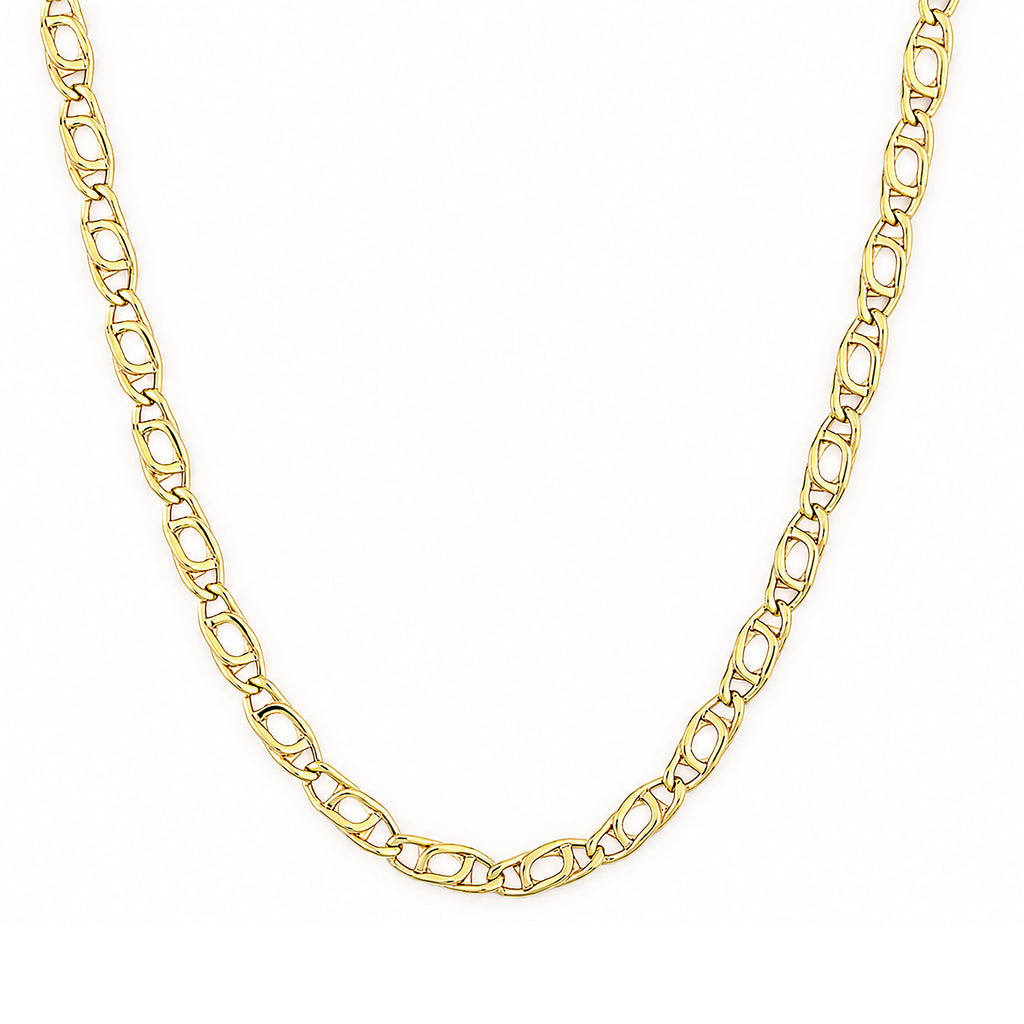 9ct Yellow Gold 20 Inch Mariner Chain Necklace