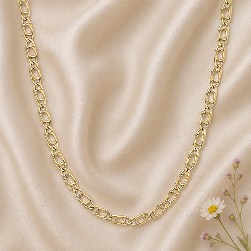 9ct Yellow Gold 20 Inch Mariner Chain Necklace