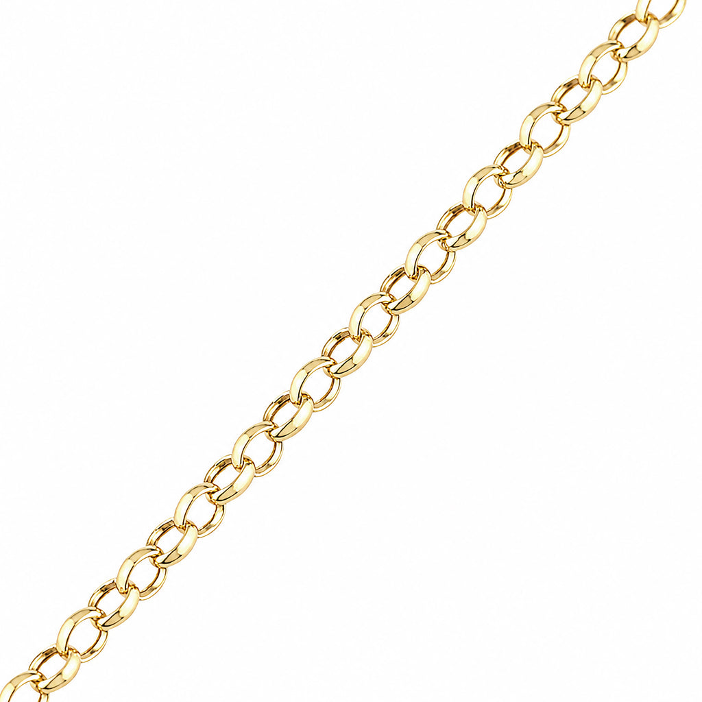 9ct Yellow Gold 16 Inch Rolo Chain Necklace