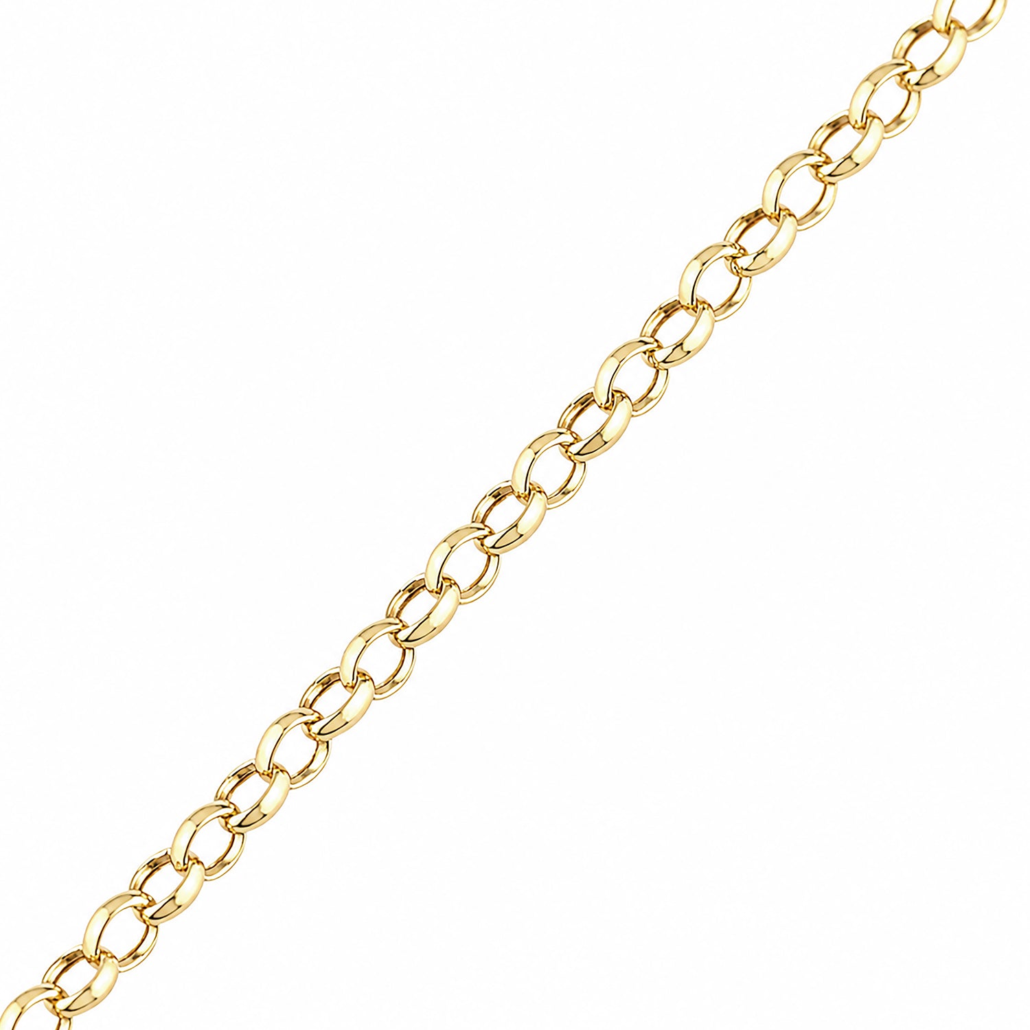 9ct Yellow Gold 16 Inch Rolo Chain Necklace