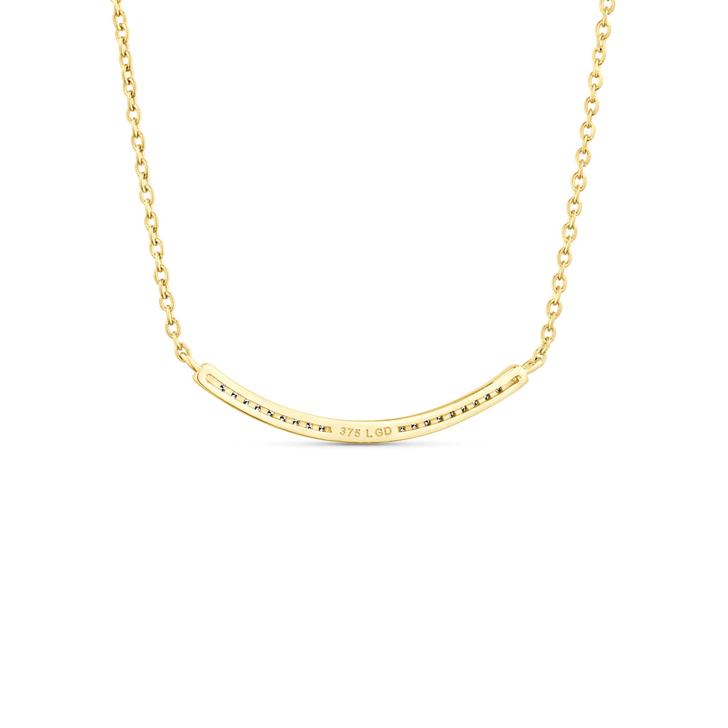 9ct Yellow Gold Lab Diamond Tennis Necklace