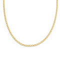 9ct Yellow Gold 16 Inch Flat Mariner Chain