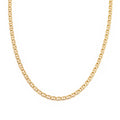 9ct Yellow Gold 16 Inch Flat Mariner Chain