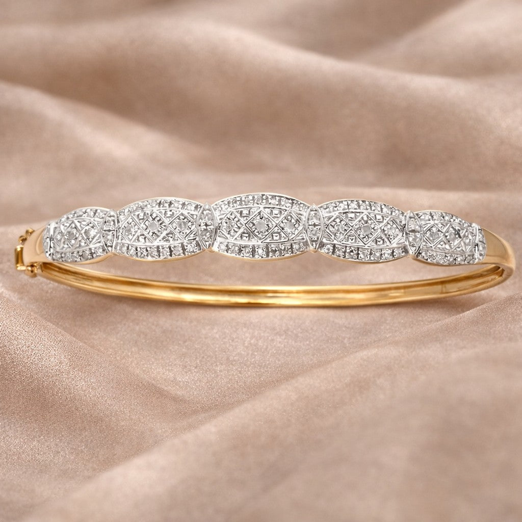 Diamond Bangle - detail view | Prime Jewellery