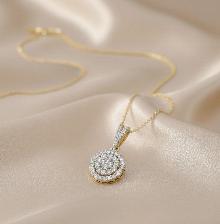 Diamond Necklace - detail view | Prime Jewellery