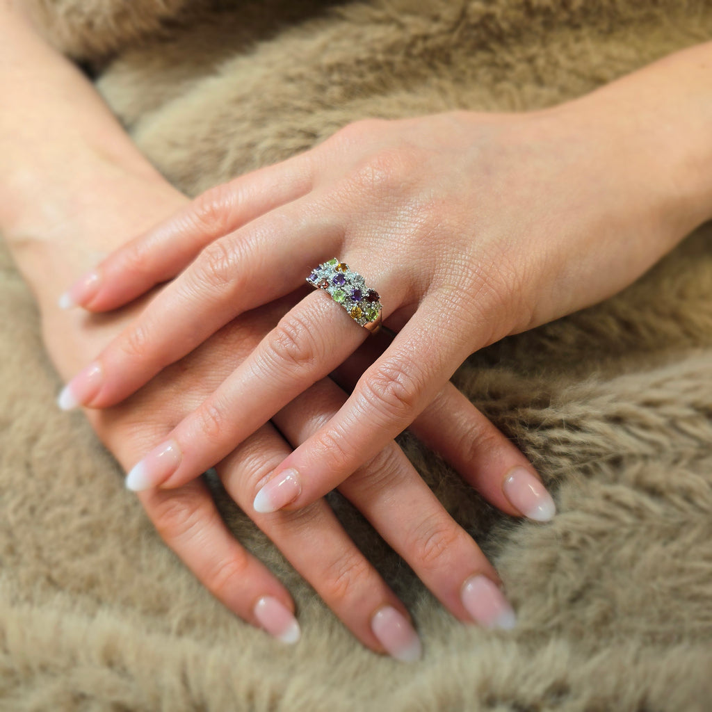 Diamond and Multi - detail view | Prime Jewellery