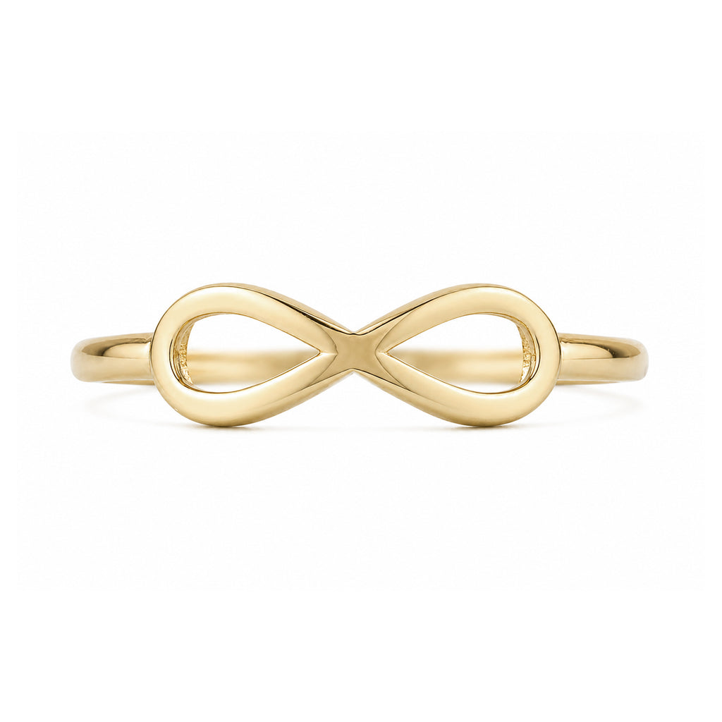 9ct Yellow Gold Infinity Ring