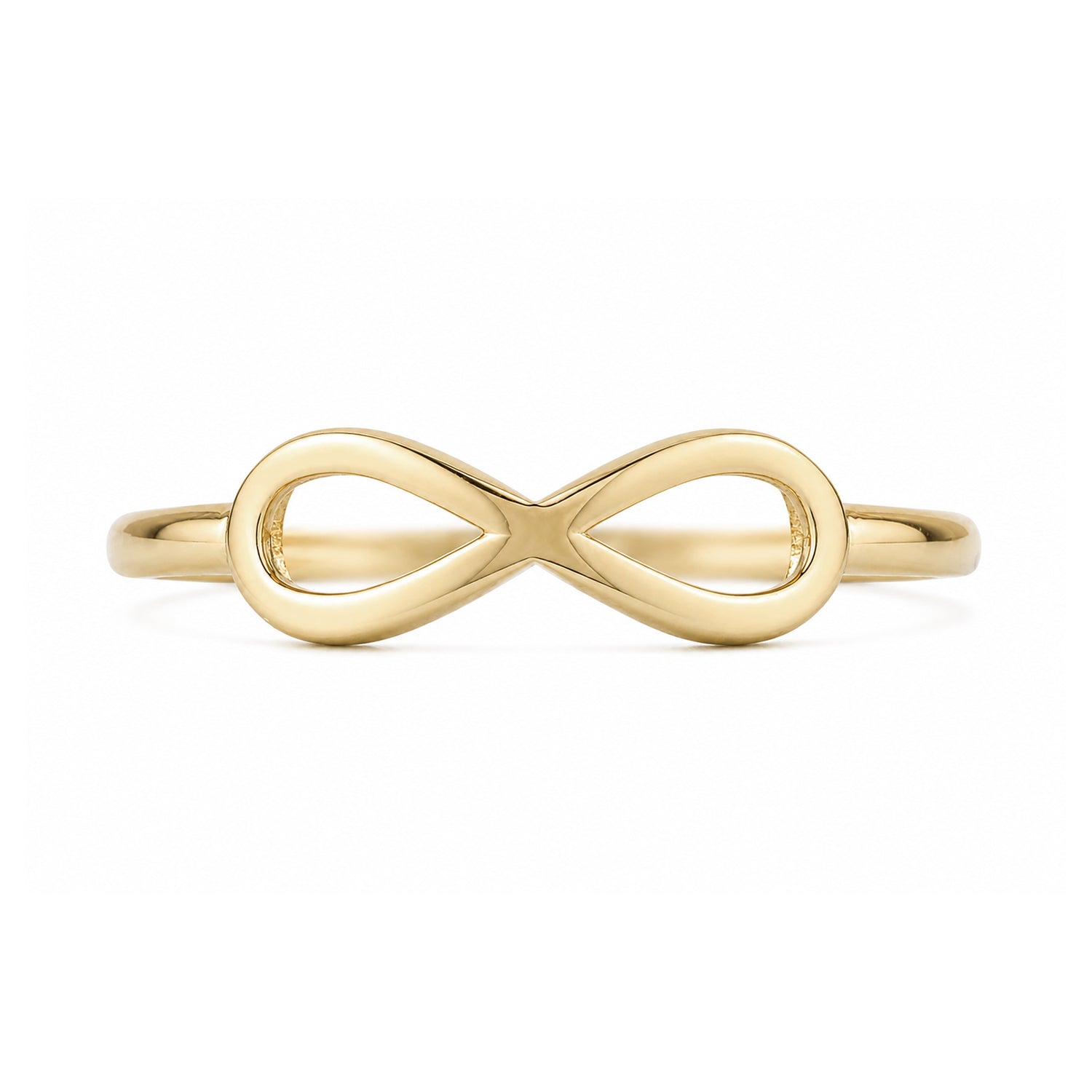 9ct Yellow Gold Infinity Ring