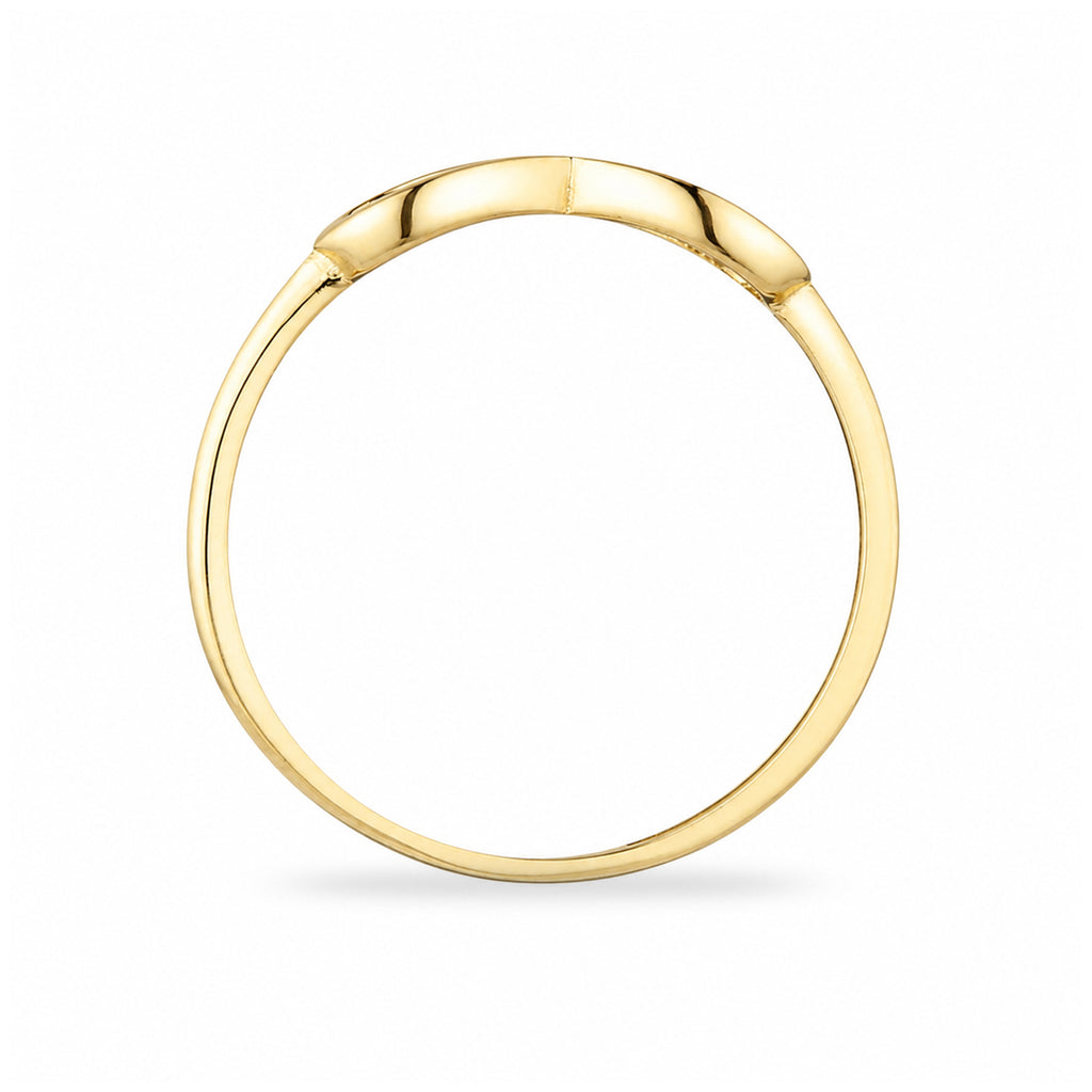 9ct Yellow Gold Infinity Ring