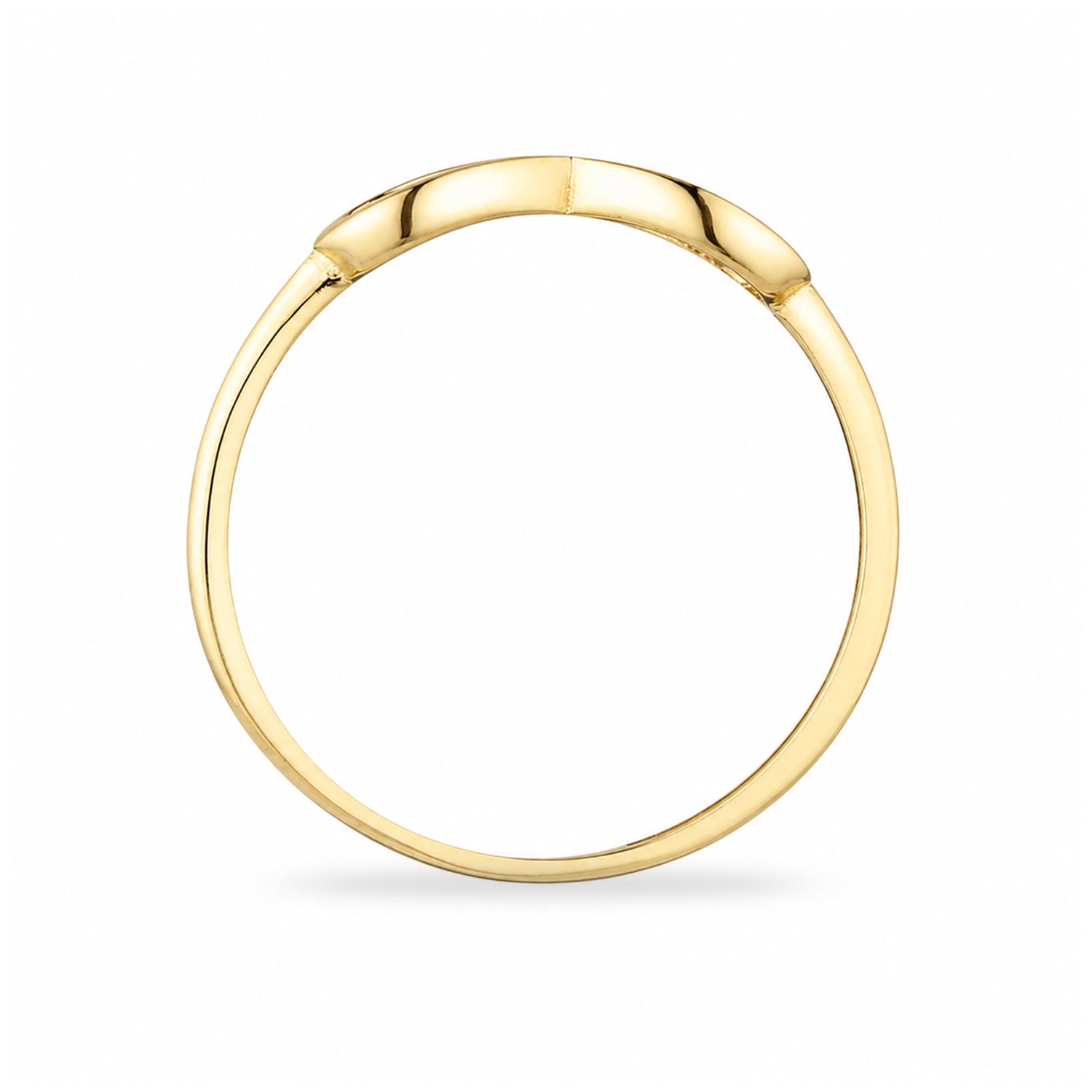 9ct Yellow Gold Infinity Ring