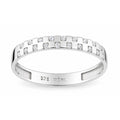 9ct Gold Band Ring with Cubic Zirconia Channel Set