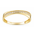 9ct Yellow Gold Cubic Zirconia Eternity Ring