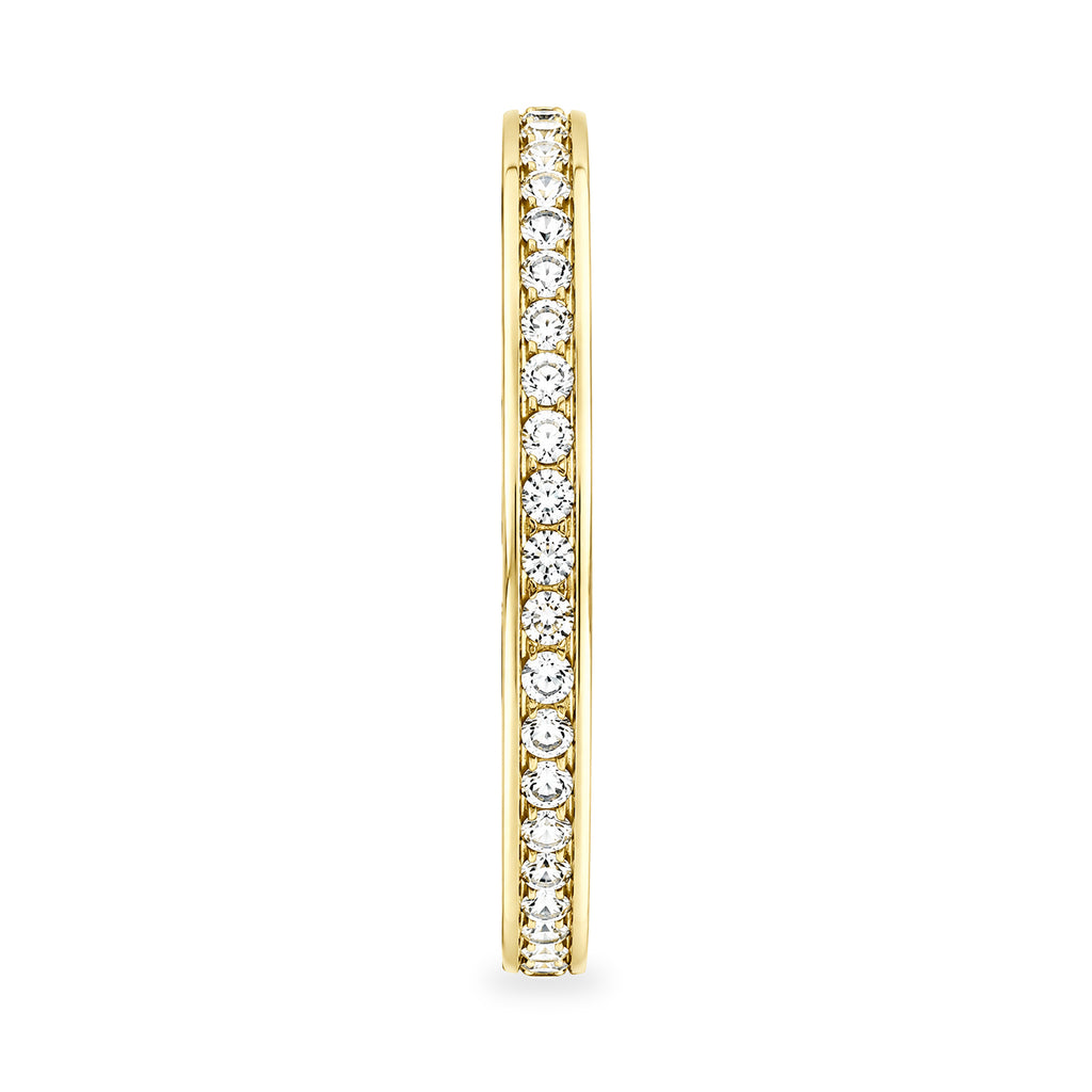 9ct Yellow Gold Cubic Zirconia Full Eternity Ring