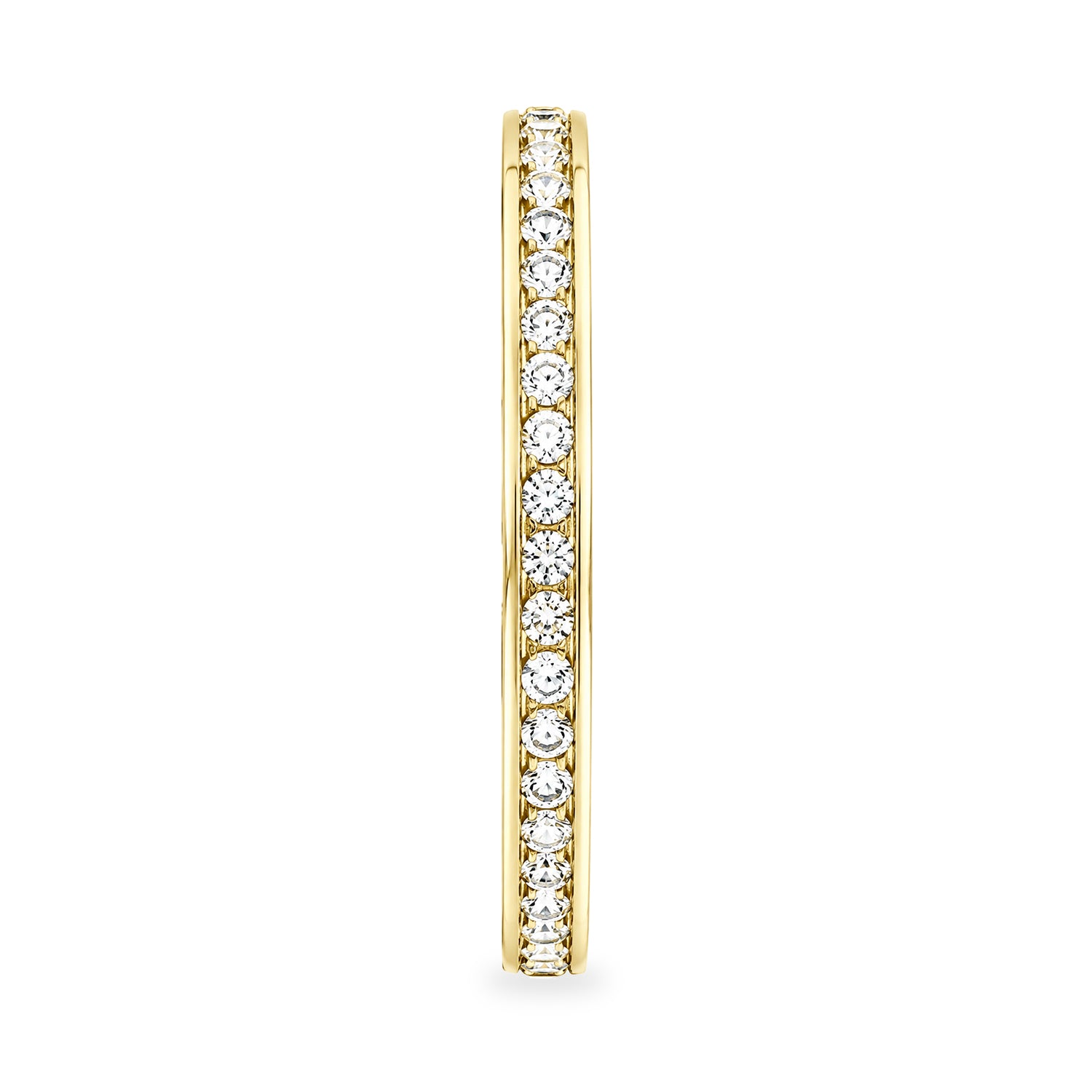 9ct Yellow Gold Cubic Zirconia Full Eternity Ring