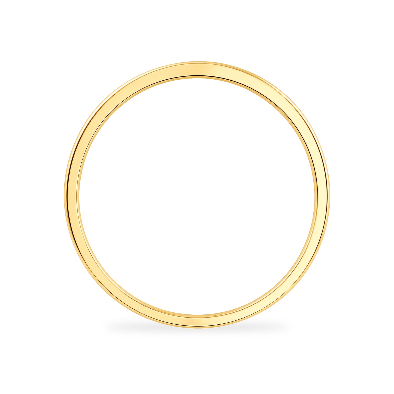 9ct Yellow Gold CZ Emerald Eternity Ring