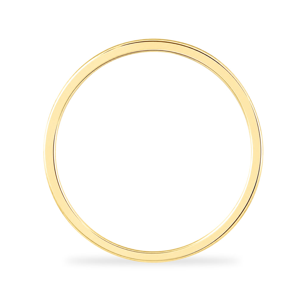 9ct Yellow Gold CZ Ruby Eternity Ring